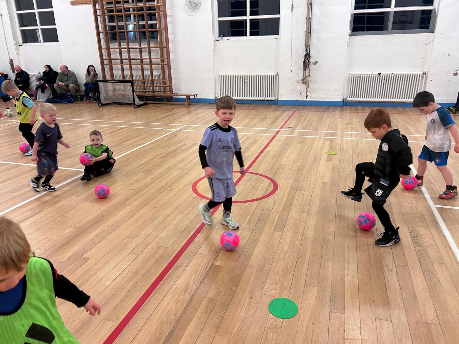 Little Dribblers enjoying indoor games